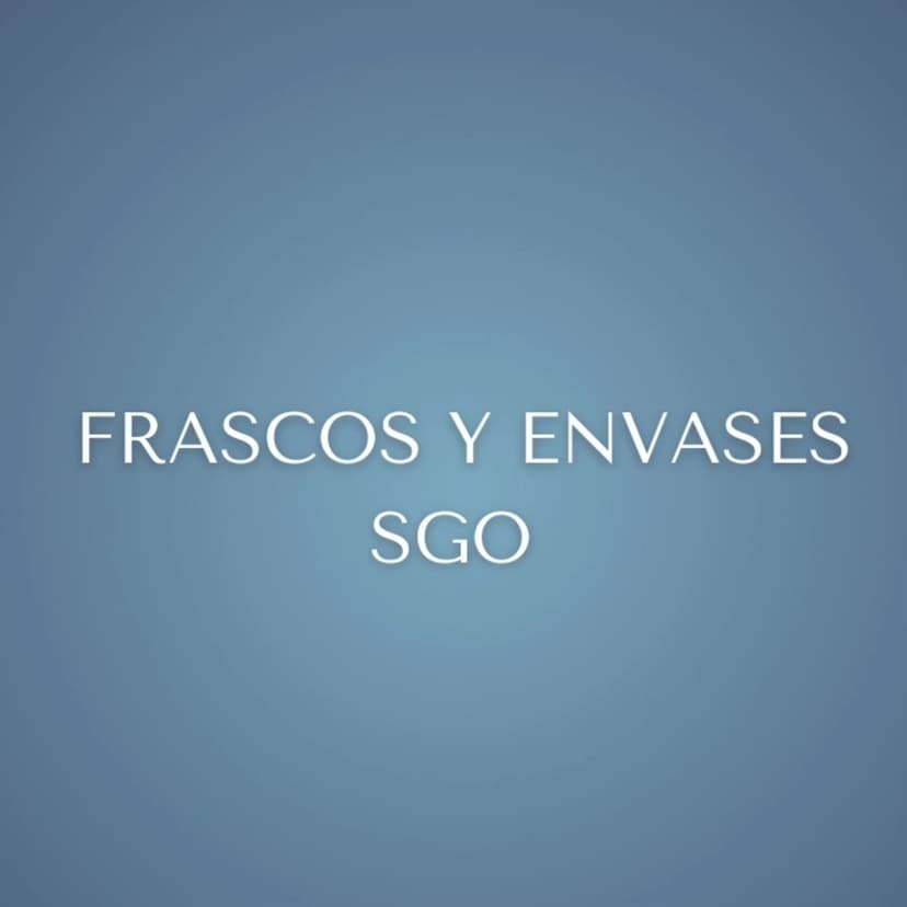 Frascos y Envases SGO