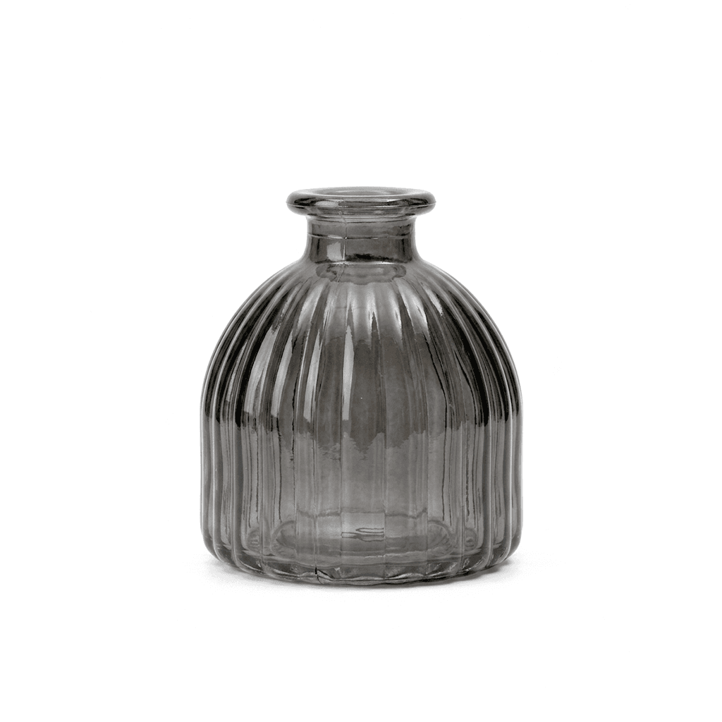 802 Florero/Difu Capilla Rayas Gris Oscuro
