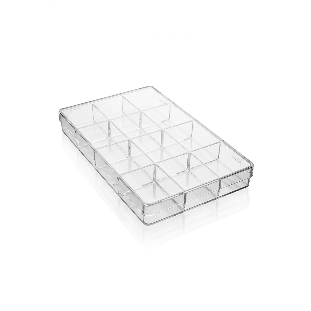 Estuche PST Rectangular 12 Div 5.5x8.5x1cm alt