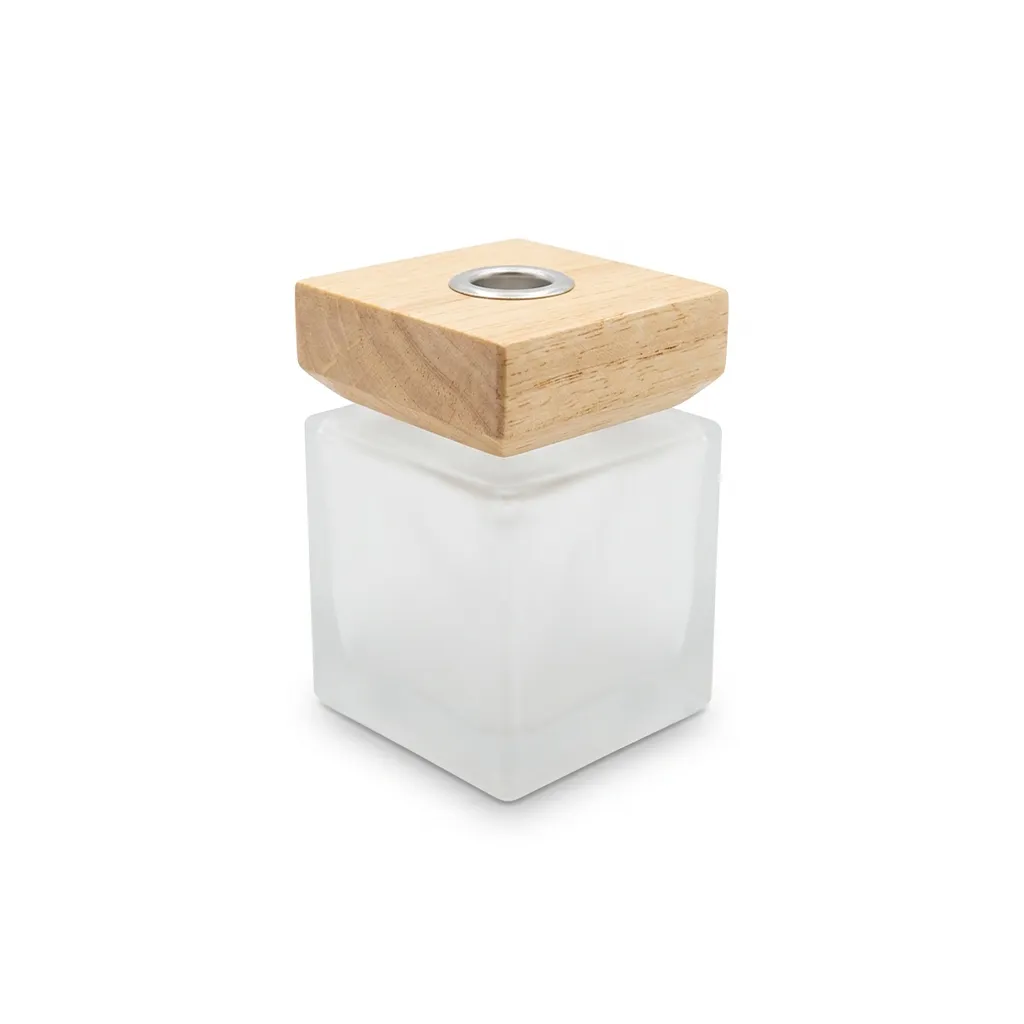 Difusor Mau 200 Esmerilado con tapa Madera