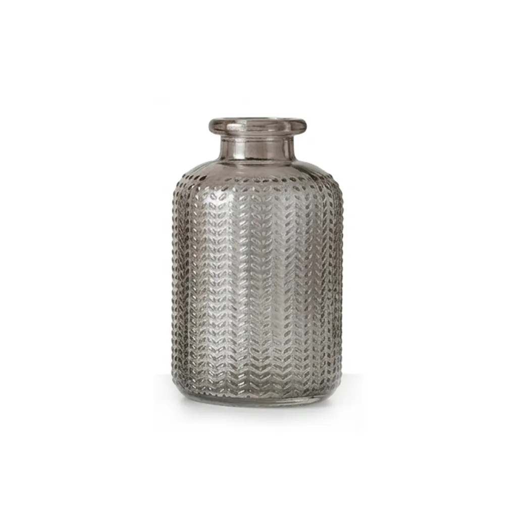 803 Florero/Difu Gris Oscuro mini espiga
